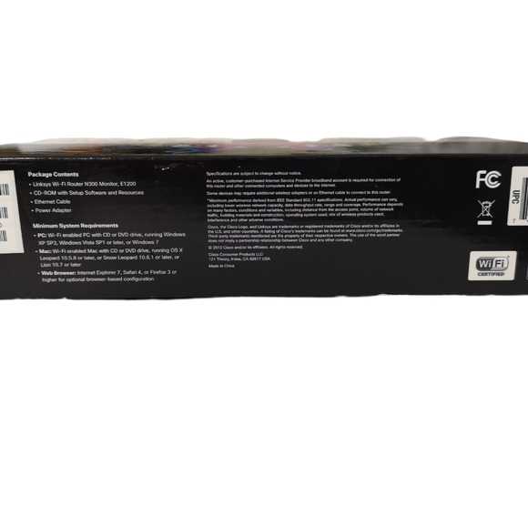 Linksys WiFi Router E1200 N300 Mbps 4-Port 10/100 Wireless Router - Picture 10 of 10